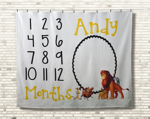 disney baby milestone blanket