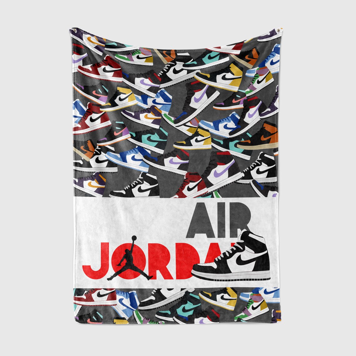 Air Jordan Custom Blanket Custom Blanket Blanket for Boys Etsy