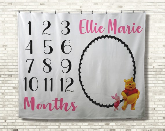 winnie the pooh milestone blocks