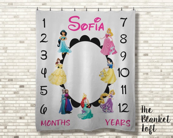 Baby Milestone Blanket Etsy 2024 levitan