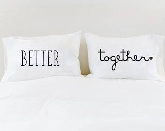 Couples pillow cases | Etsy Couples pillow cases | Etsy