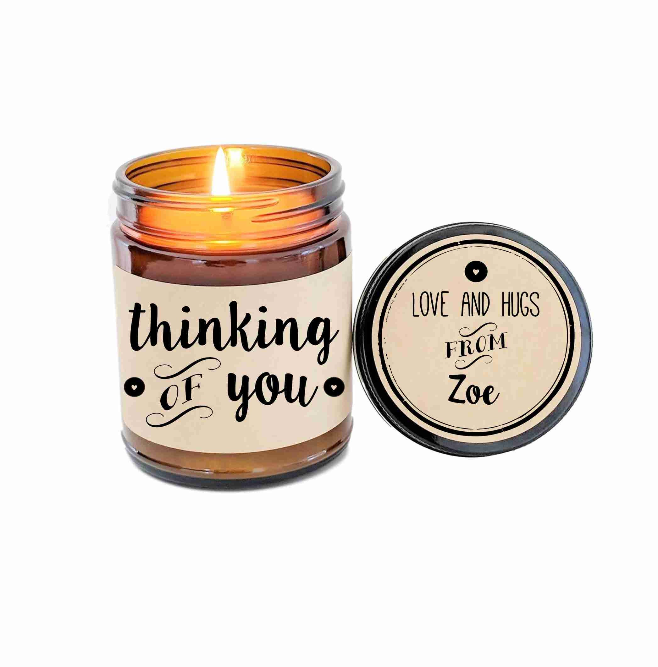 Thinking of You Gift Just Because Gift Scented Candle Gift Etsy