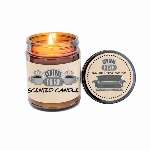 Central Perk Candle Friends TV Show Gift Coffee Candle Central Perk Sign Central Perk Mug Birthday Gift for Friends Quotes Pop Culture