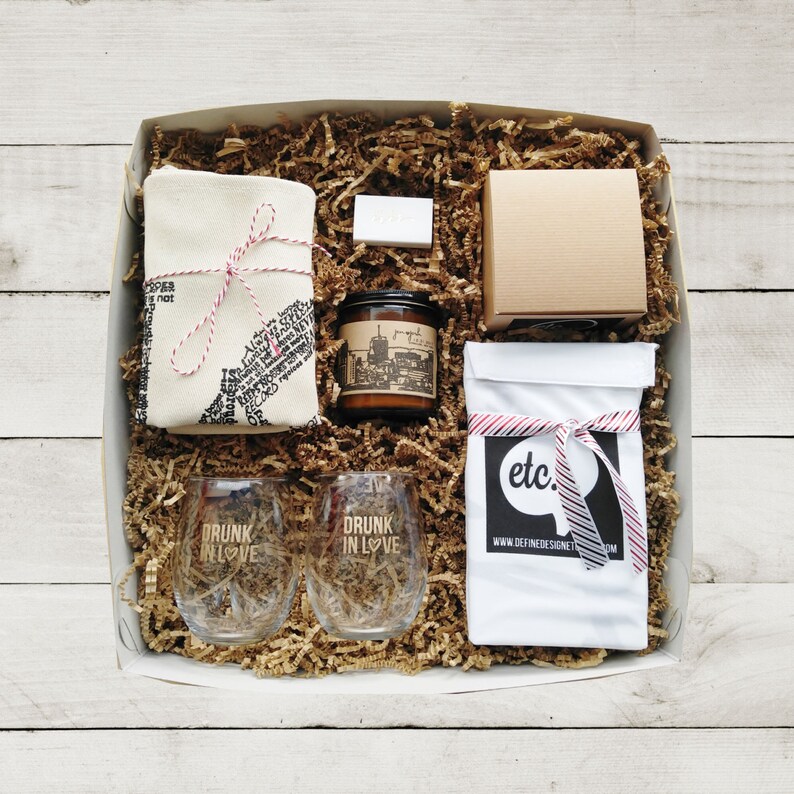 Wedding Gift Set Wedding Gift Box Wedding Package Honeymoon Etsy