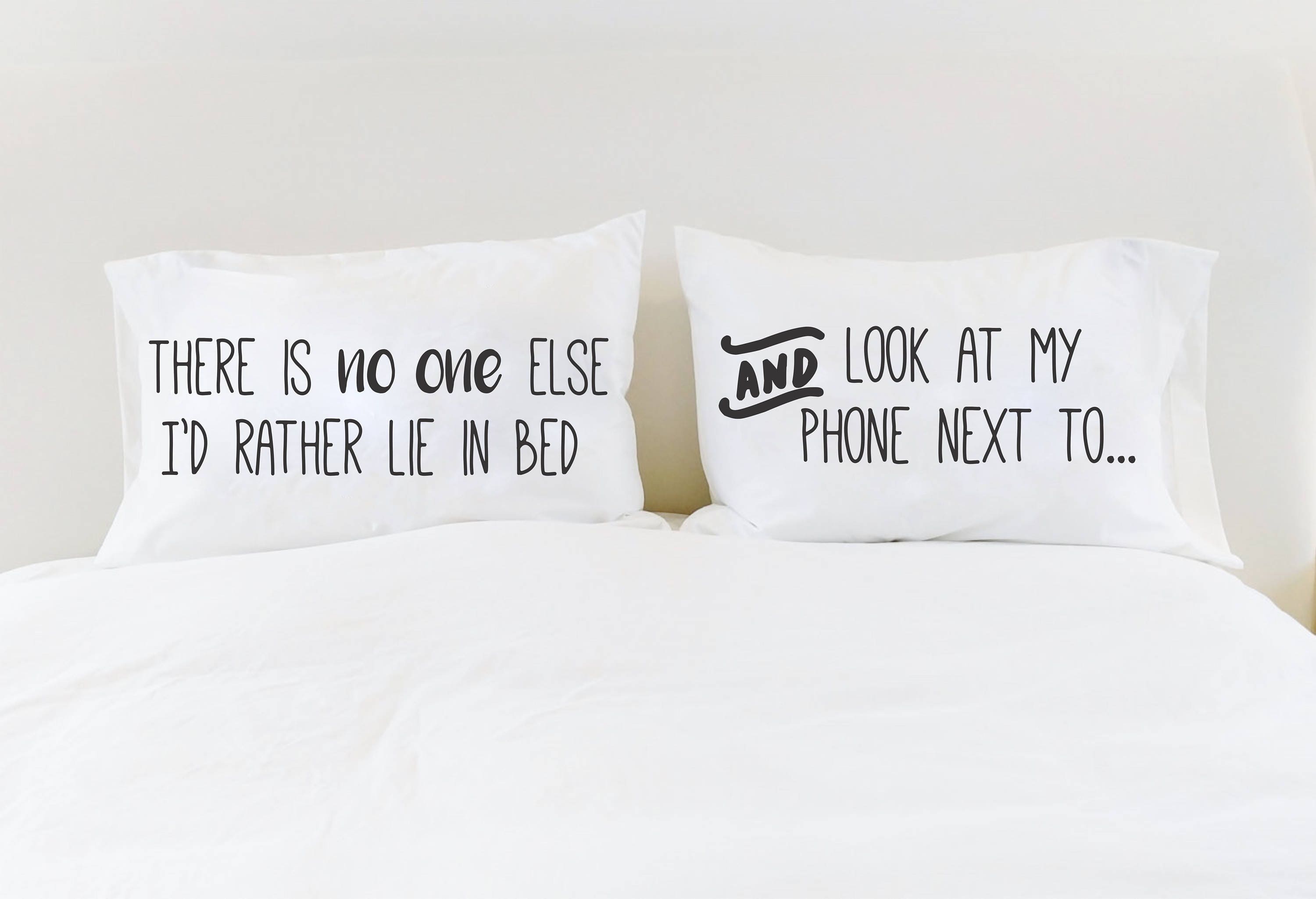 Pillowcases for Couples Pillowcases iPhone Love Funny Etsy