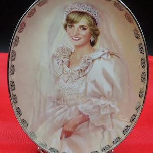 Vintage Bradford Exchange 1997  - Diana The People's Princess - by Jean Monti. First Issue - Queen of Our Hearts - Collection. No. 44002