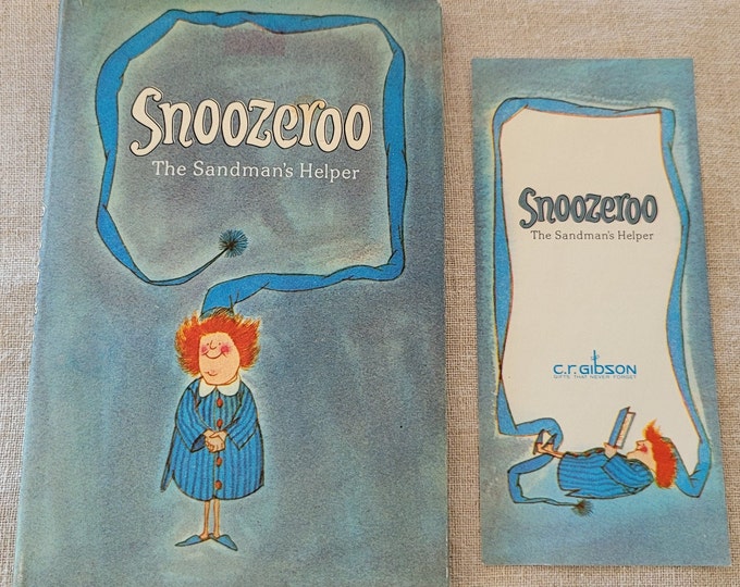 Rare Book, Snoozeroo the Sandman's Helper, Vintage Children's Book ...