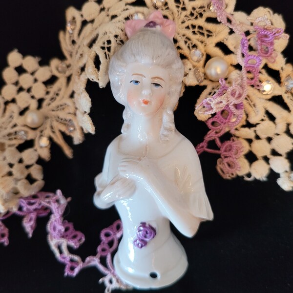 Vintage Pincushion Lady Etsy