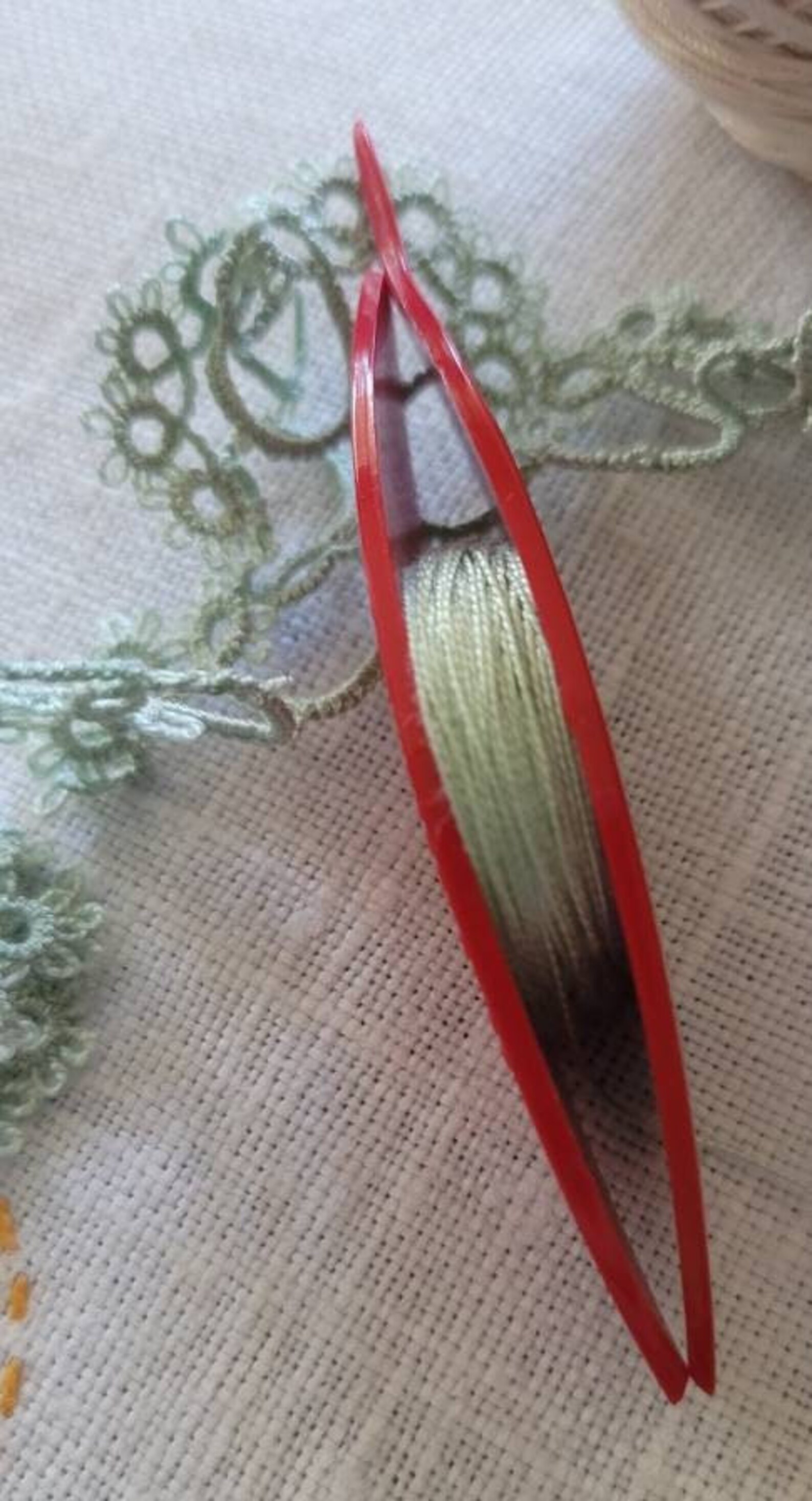 Vintage Boye Tatting Shuttle & Supplies DMC Cebelia 30 DMC Etsy