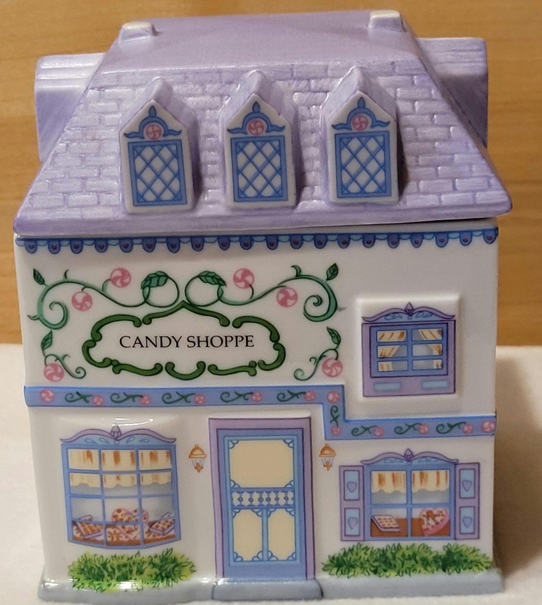 Lenox Village Candy Shoppe Canister, Collectible 1993 Vintage Porcelain ...