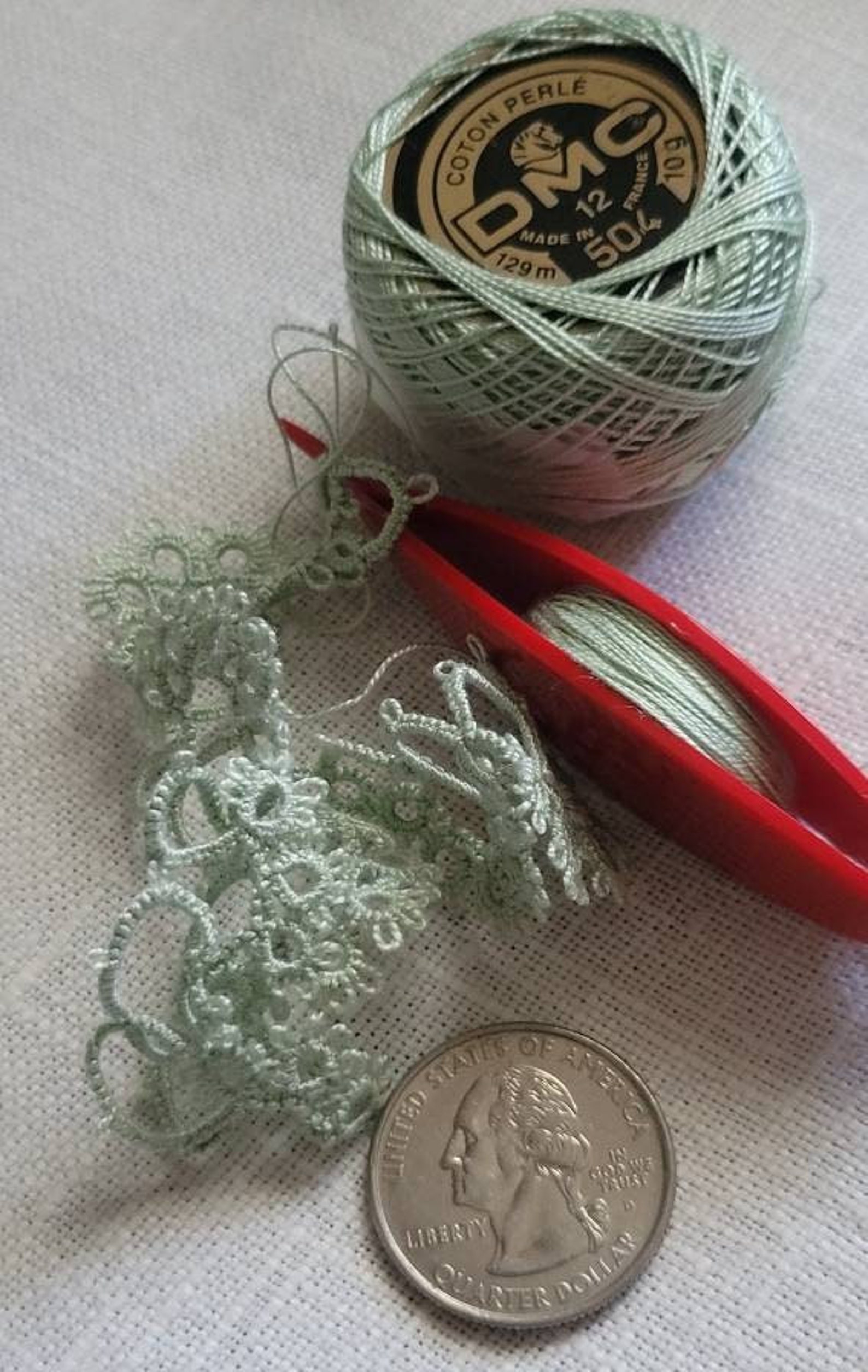 Vintage Boye Tatting Shuttle & Supplies DMC Cebelia 30 DMC Etsy