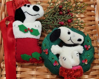 Vintage Trumpet Christmas Ornament: Gold Plastic With Red Accents