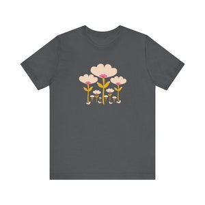 Boho Floral T-shirt Garden Lover Gifts Flower Tee Mother&#39;s Day Gift Wildflower Shirt Vintage Botanical Floral Nature Lover CottageCore Style