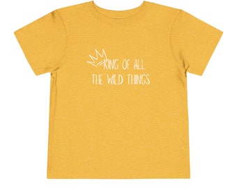 König aller wilden Kerle – Kleinkind-Kurzarm-T-Shirt