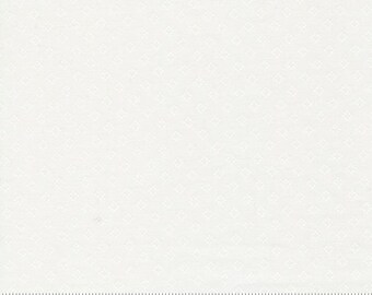 White Coriander 44" fabric by Moda, 29142 11,  100% cotton