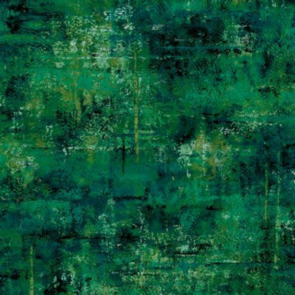 Forest Green Mottled Blender 108" fabric by Quilting Treasures, 30664-F,  100% cotton, wide quilt fabric great for quilt backs
