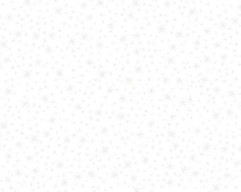White Stars tone on tone 44" fabric by Quilting Treasures, 21523-Z, Quilting Illusions,  100% cotton