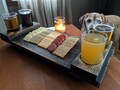 Handmade Wooden Beer Flight & Cheesy Charcuterie Board with Glasses. Free Shipping!