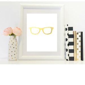 Gold and White Sunglasses