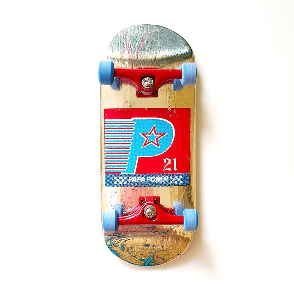 Fingerboard CUSTOM x Wheels Industry 36mm Silver