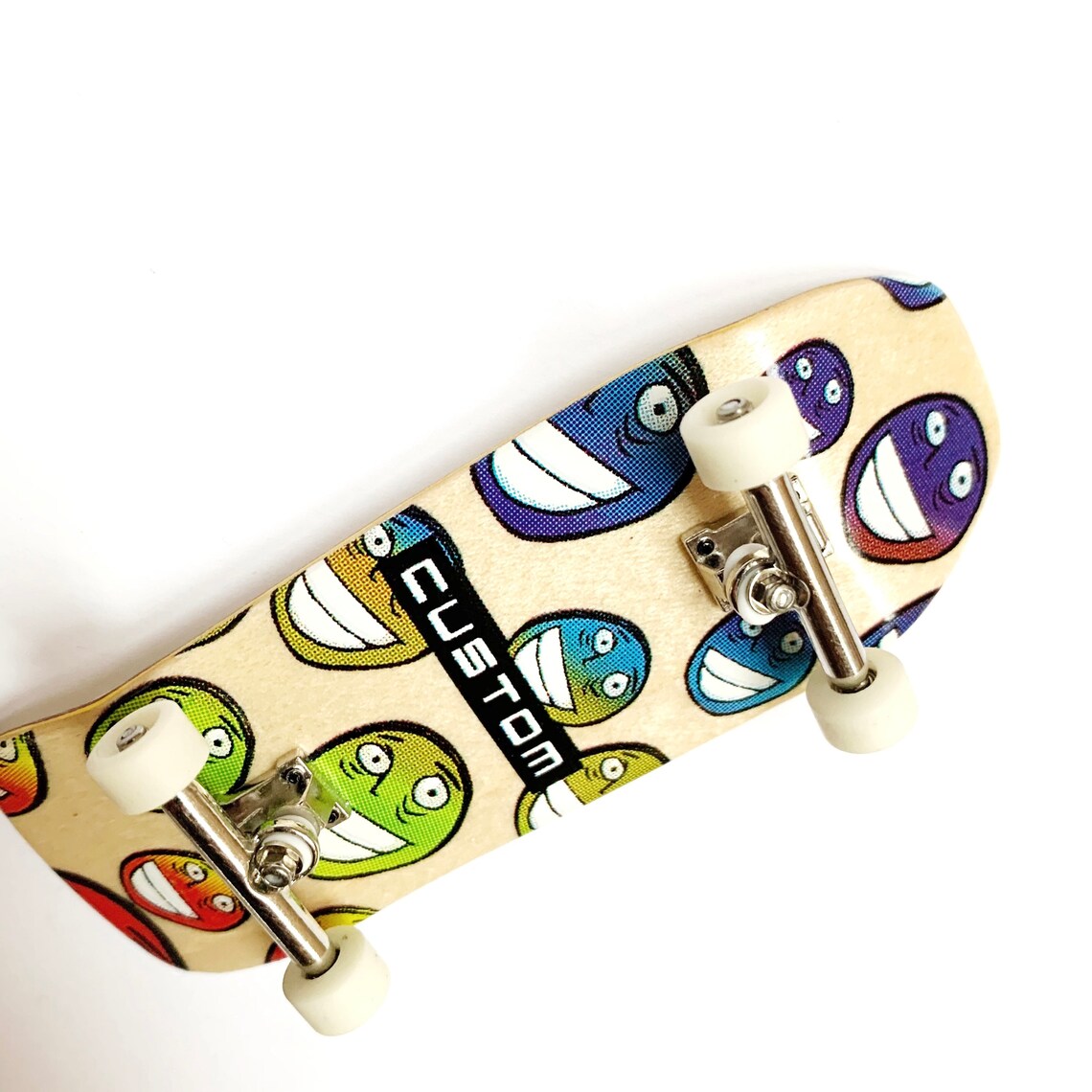 Fingerboard CUSTOM Old School shape x Industry Wheels Etsy