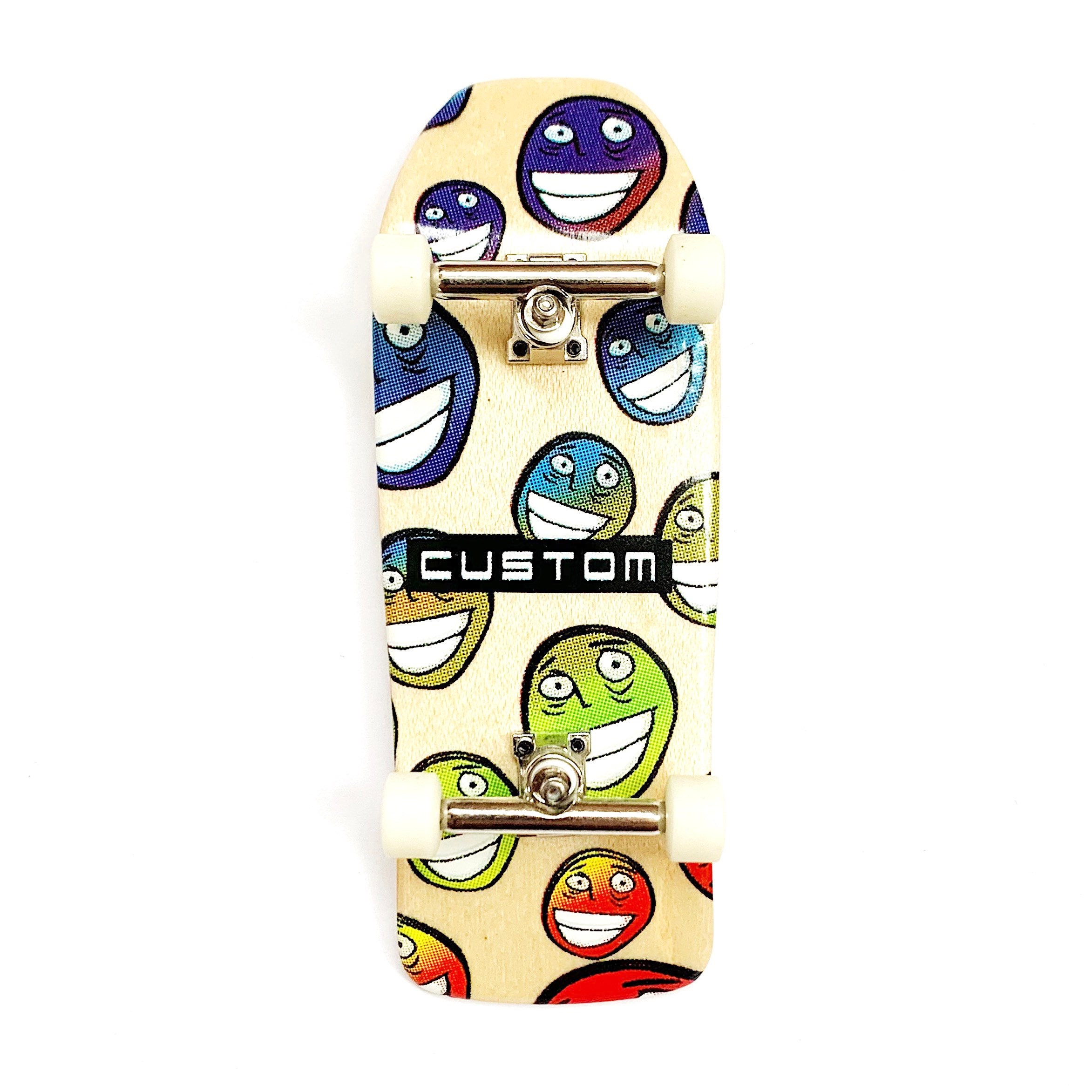 Fingerboard CUSTOM Old School shape x Industry Wheels Etsy