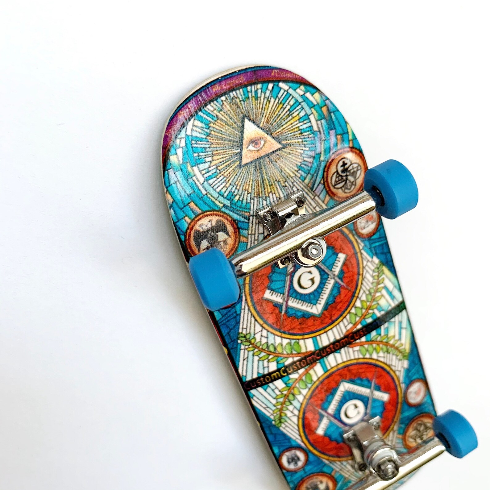 Fingerboard CUSTOM 34mm 0 shape x Industry Wheels Etsy