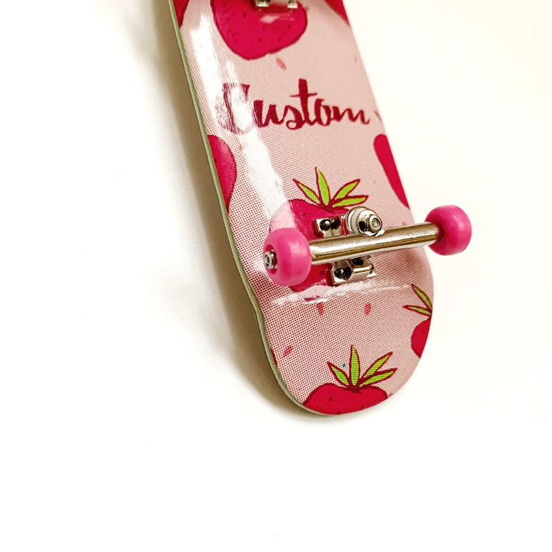 Fingerboard CUSTOM 34mm Strawberry Pink | Etsy