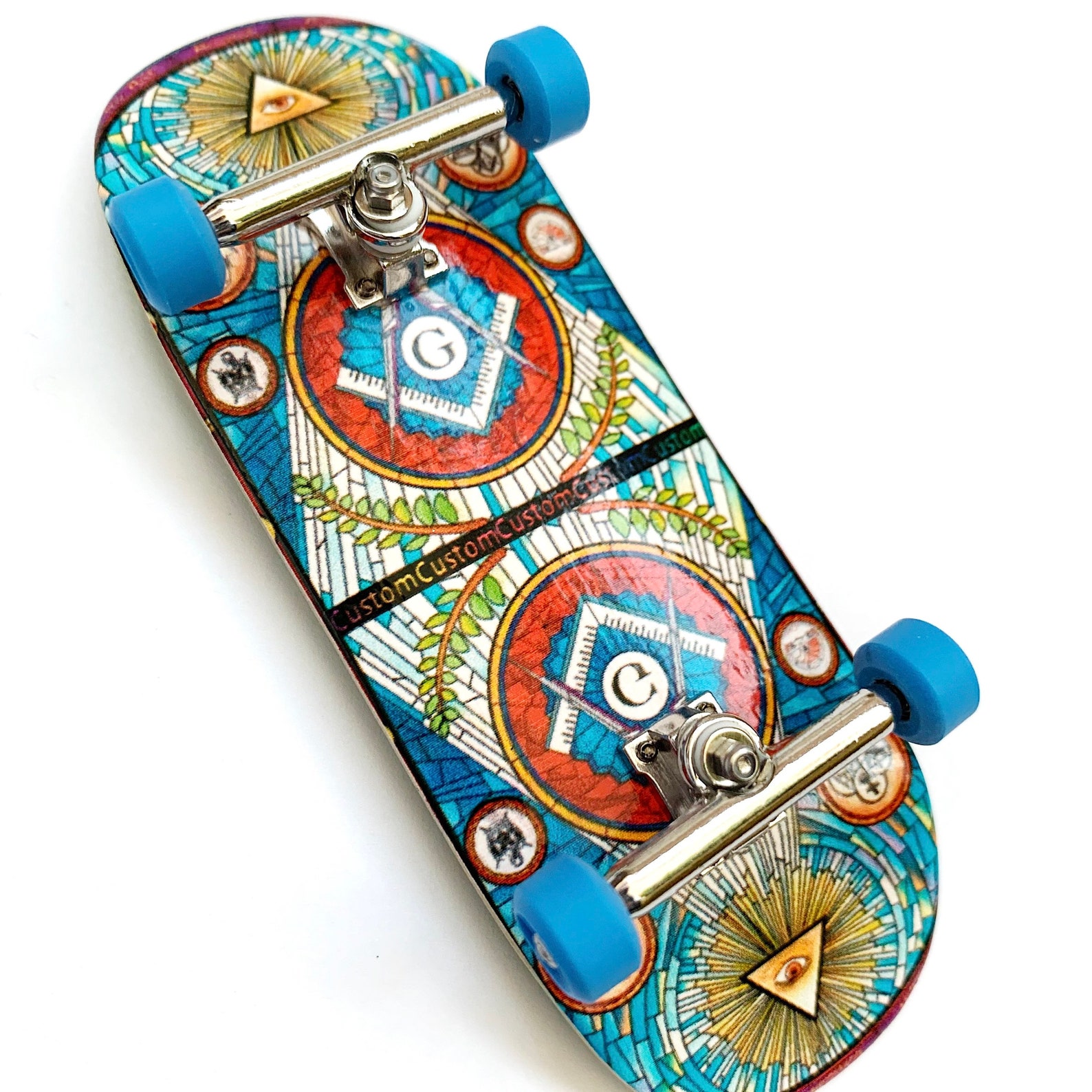 Fingerboard CUSTOM 34mm 0 shape x Industry Wheels Etsy