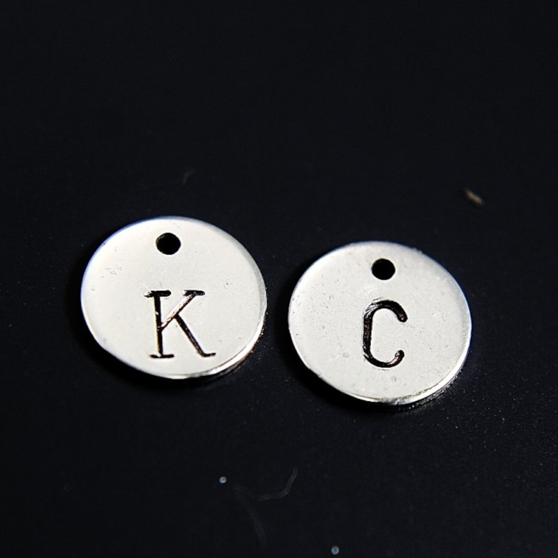 Initial Charms - Etsy