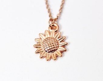 sunflower jewelry yellow flower gift idea for friends spring jewelry Yellow Sunflower necklace Crescent Moon Necklace,Sunflower pendant family