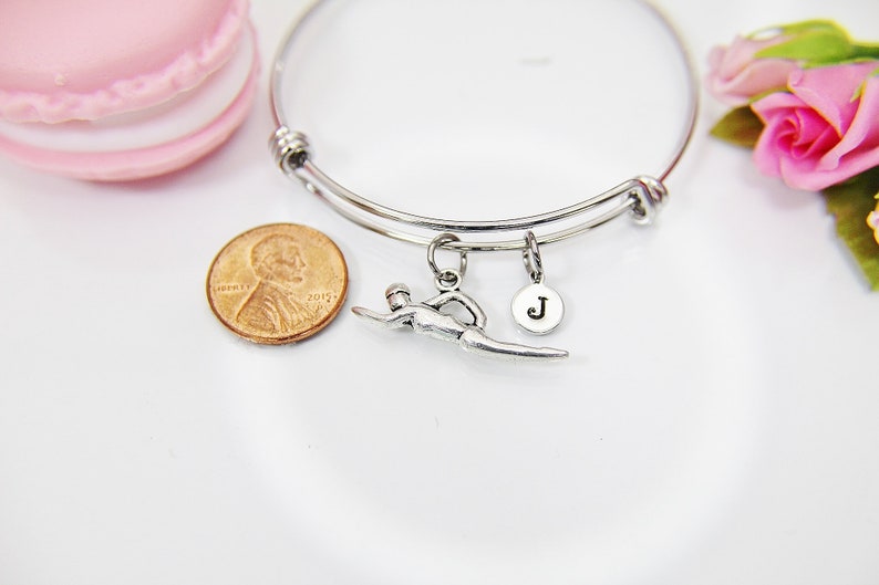 Swimming Bracelet, Swimmer Bracelet, Personalized Gift, Christmas Gift, Birthday Gift, Appreciation Gift, Thank You Gift, N3752 image 6