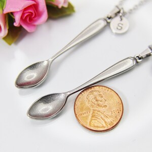 Stainless Steel Kitchen Utensil Spoon Necklace, Personalized Gift, N4192 image 4