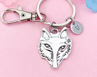 Fox Charm Keychain – Woodland Animal Jewelry Gift, N6465