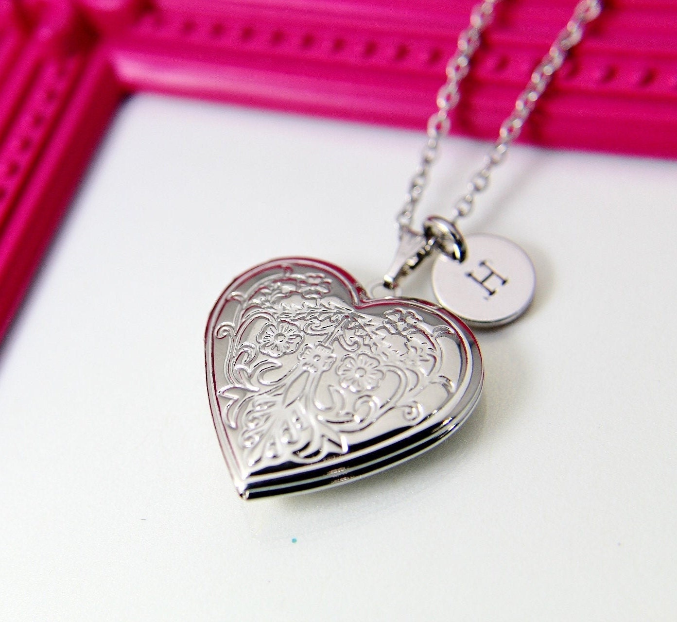Details about .925 Sterling Silver Round Leaf Floral Locket Charm Pendant MSRP $117 Details about .925 Sterling Silver Round Leaf Floral Locket Charm Pendant MSRP $117