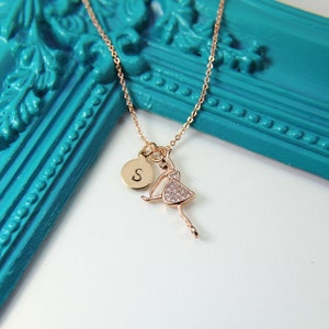 Best Christmas Gift Ballet Necklace, Ballet Dance Charm, Personalized Gift, N344