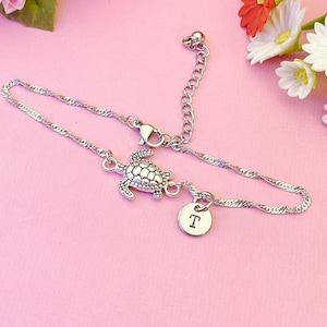 Silver Turtle Bracelet in Silver, N4978
