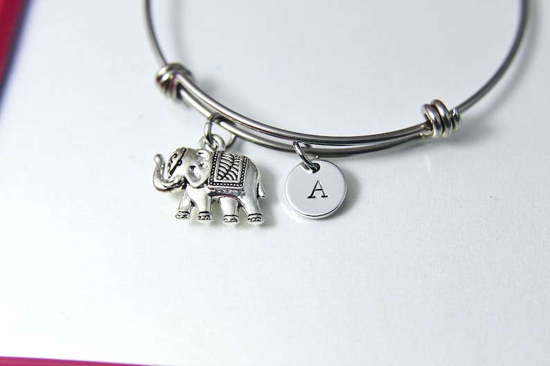 Elephant Charm Bracelet Elephant Charm Wild Animal Charm Etsy