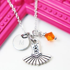 Ballet Dance Necklace, Personalized Gift, N2116