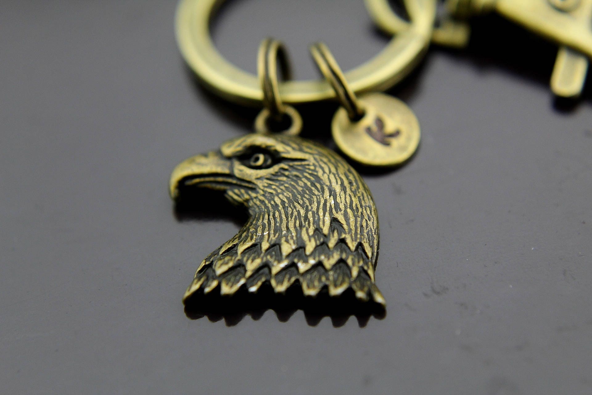 COPPERTIST Brass Keychain Eagle Keychain Clip Metal Animal Keychains Mens  Cool Eagles Head Key Clips for Keychains Original Handcrafted Designer –  BigaMart