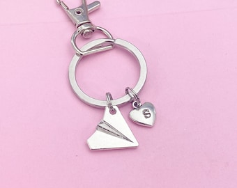 Paper Airplane Keychain, N297D