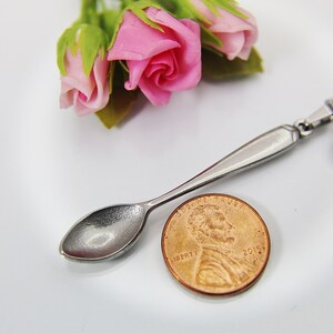 Stainless Steel Kitchen Utensil Spoon Necklace, Personalized Gift, N4192 image 5