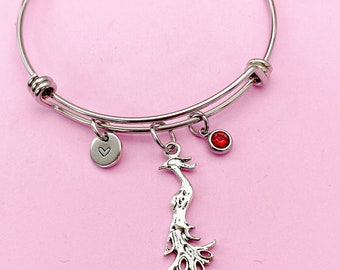 Silver Phoenix Charm Bracelet, N2875A