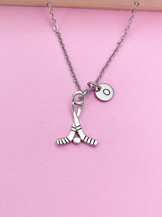 Hockey Player Charm Sterling Silver - Made in the USA Hockey Player Charm Sterling Silver - Made in the USA