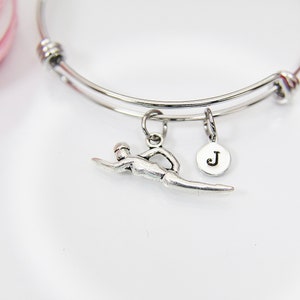 Swimming Bracelet, Swimmer Bracelet, Personalized Gift, Christmas Gift, Birthday Gift, Appreciation Gift, Thank You Gift, N3752 image 5