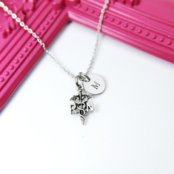 Registered nurse pendant best sale necklace