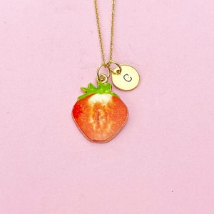 Strawberry Necklace, AN1466