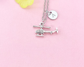Helicopter Charm Necklace, N6452N