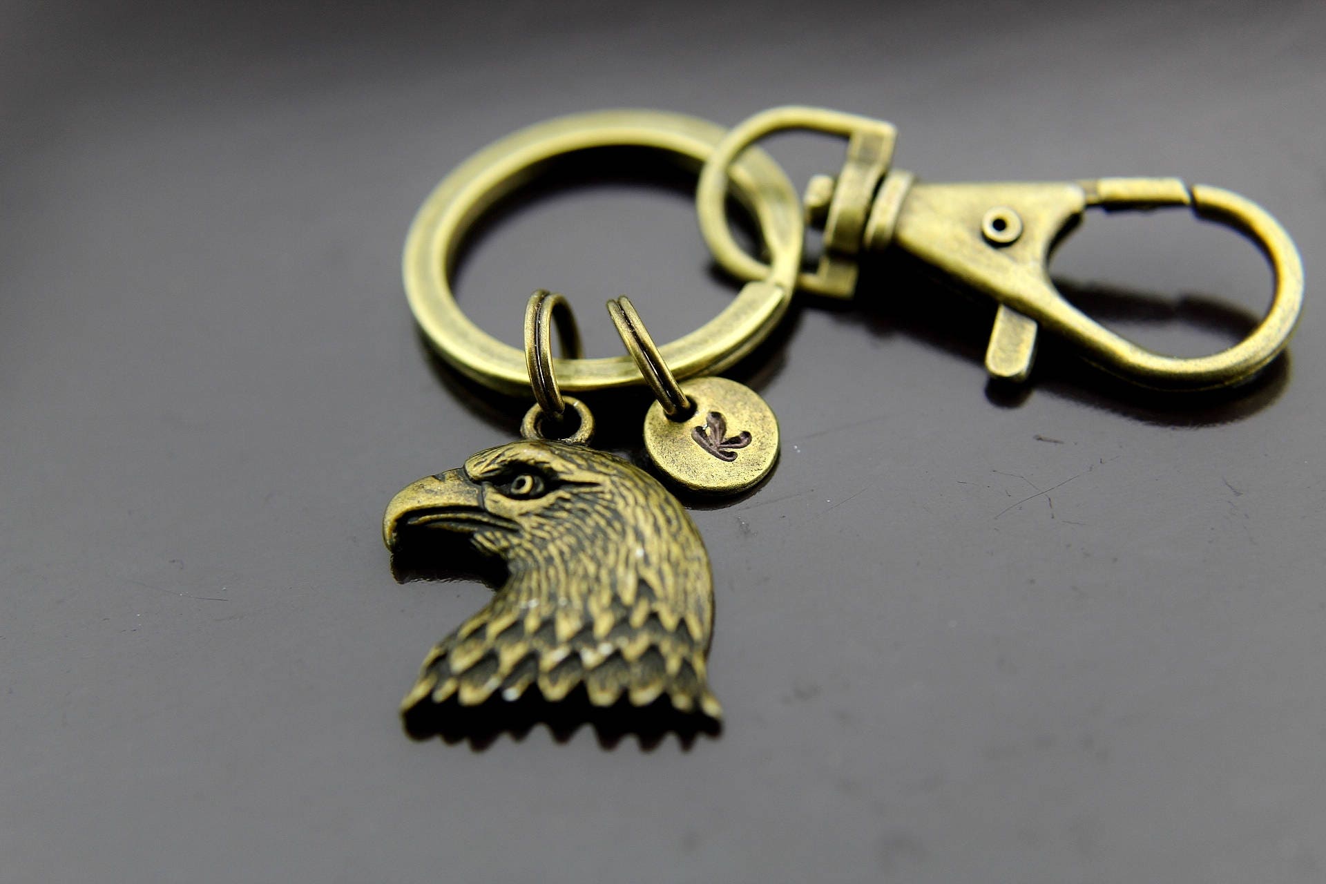 Spiritual Gift Christmas Gift Bald Eagle Keychain Eagle Charm Etsy