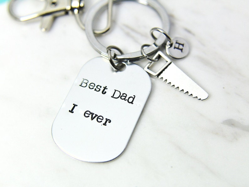 Sew Tools Charm Best Dad I ever Charm Father/'s Day Gifts Best Father Day Gift Best Dad Keyring Best Dad Gift N2829 Sew Charm Keychian
